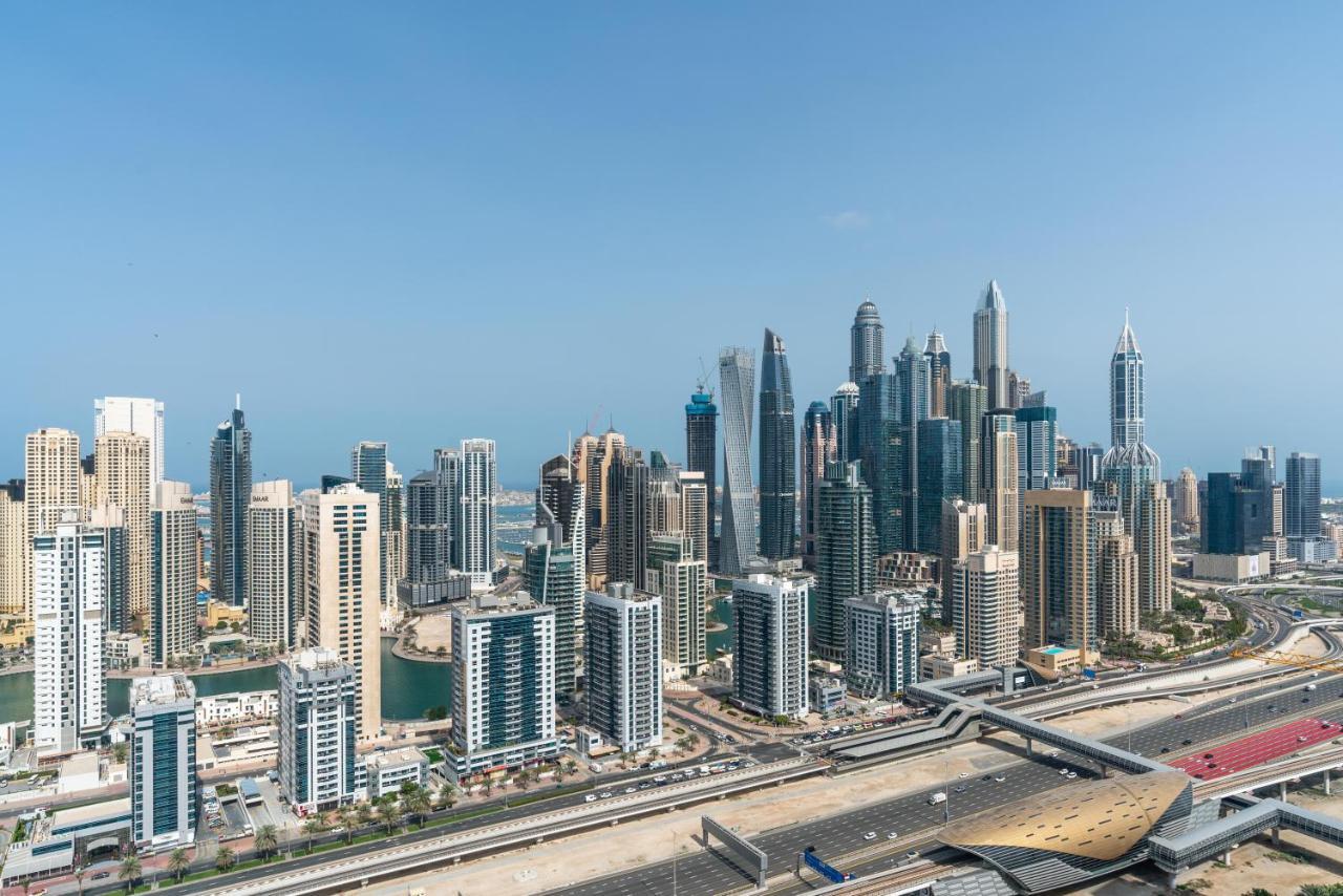Modern 1Br Apartment In Jlt Next To Metro With City Views Dubái Exterior foto