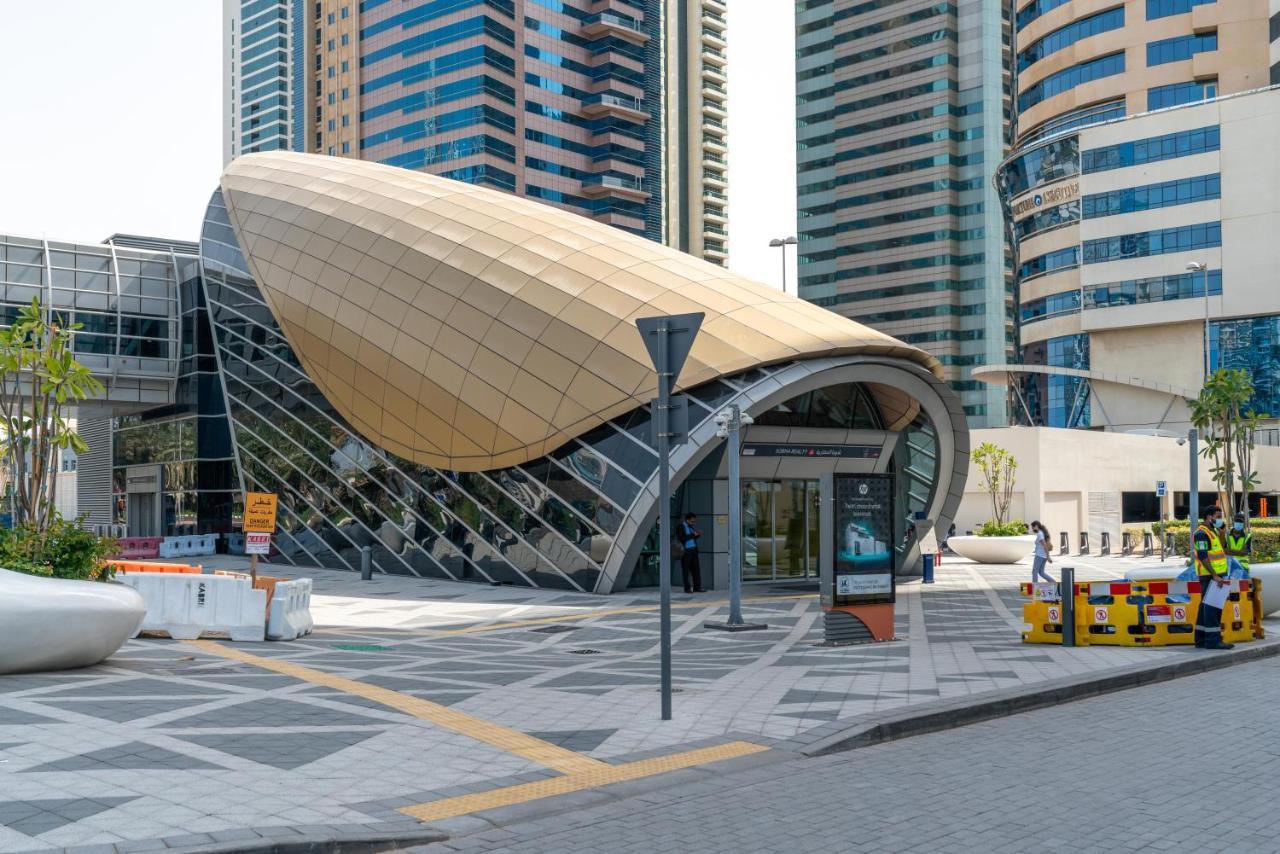 Modern 1Br Apartment In Jlt Next To Metro With City Views Dubái Exterior foto