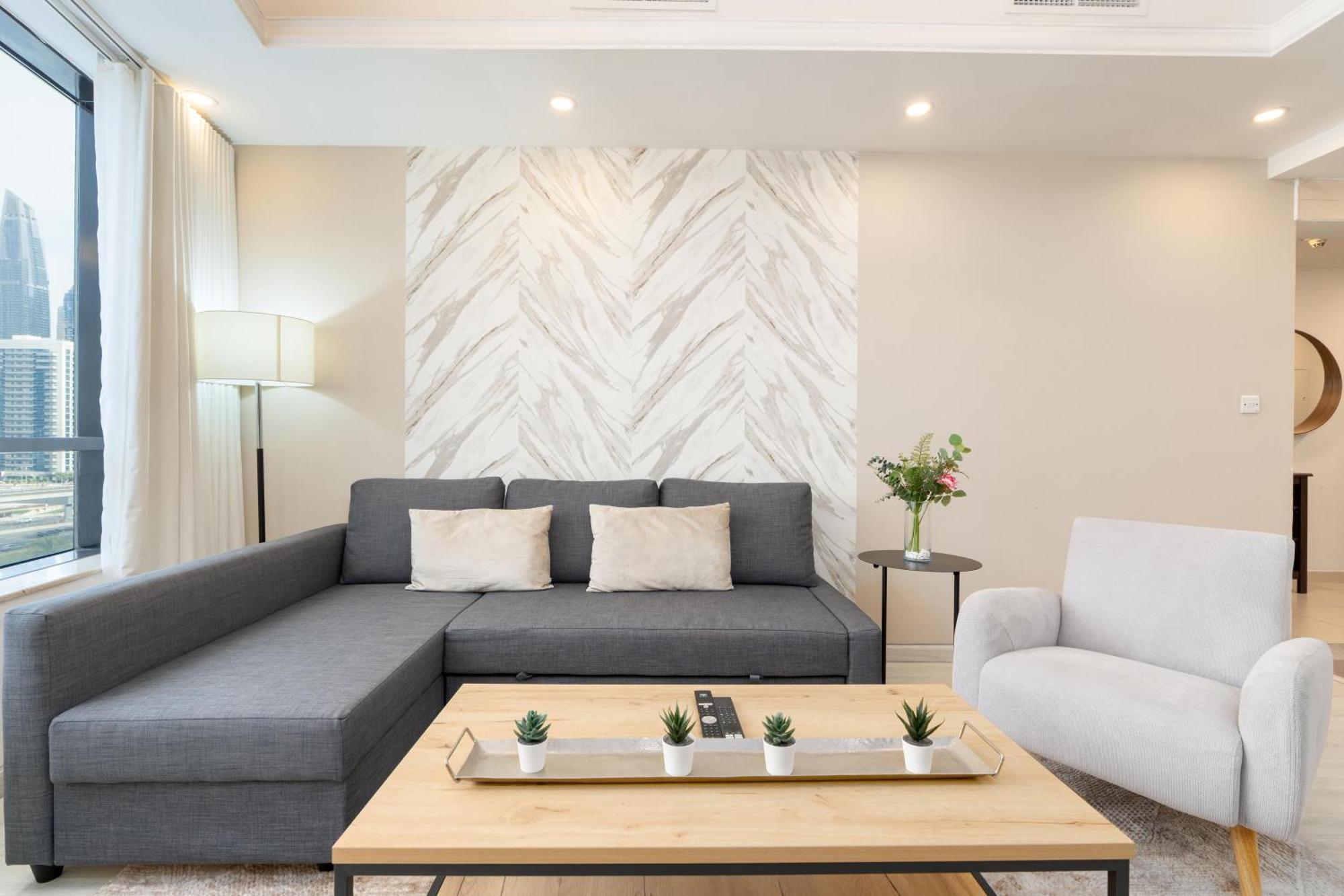 Modern 1Br Apartment In Jlt Next To Metro With City Views Dubái Exterior foto