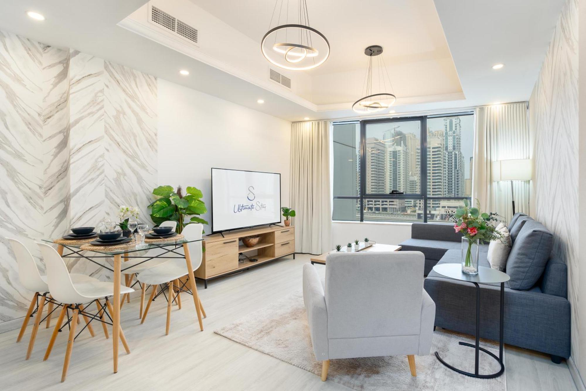 Modern 1Br Apartment In Jlt Next To Metro With City Views Dubái Exterior foto