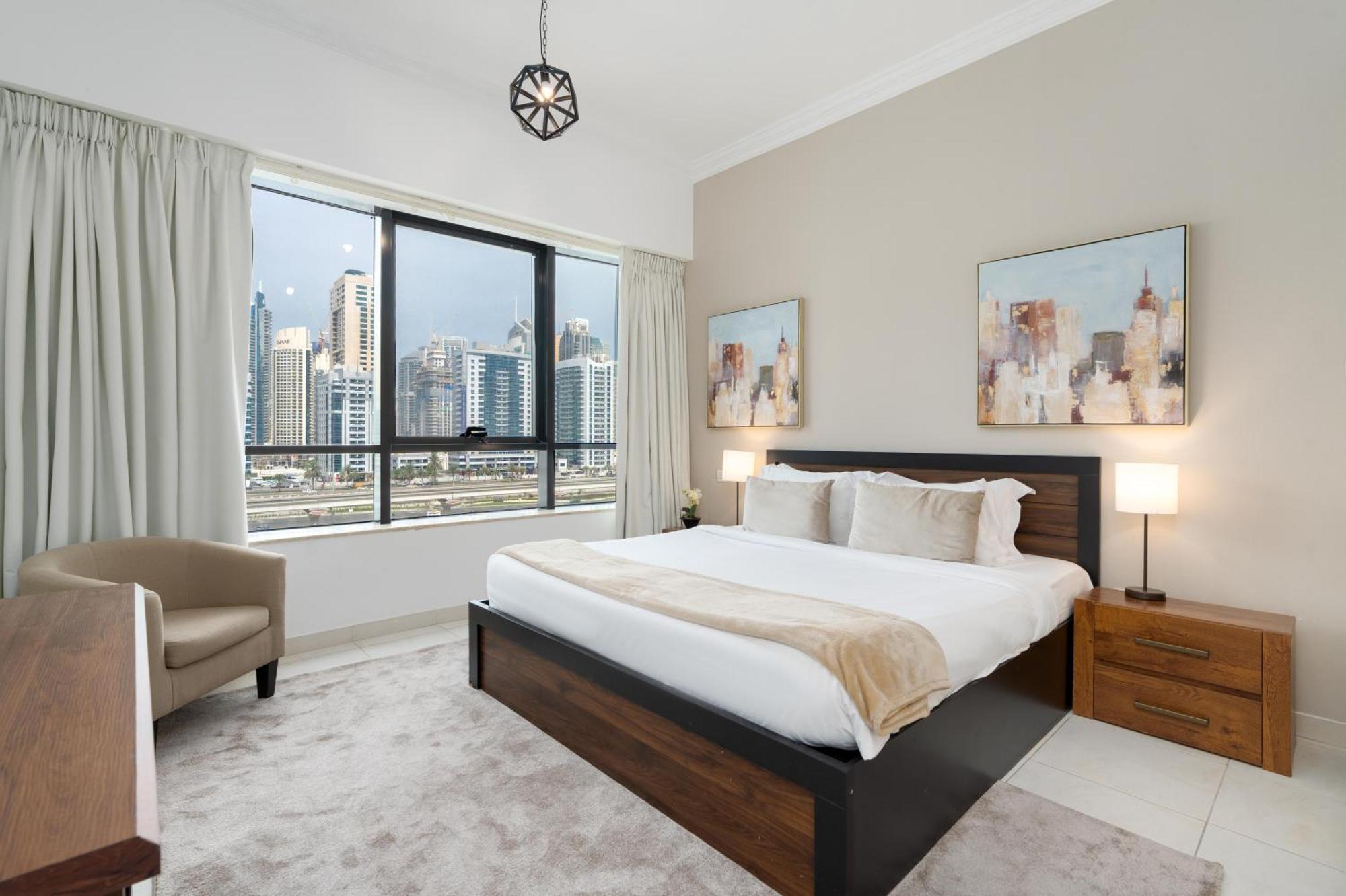 Modern 1Br Apartment In Jlt Next To Metro With City Views Dubái Exterior foto