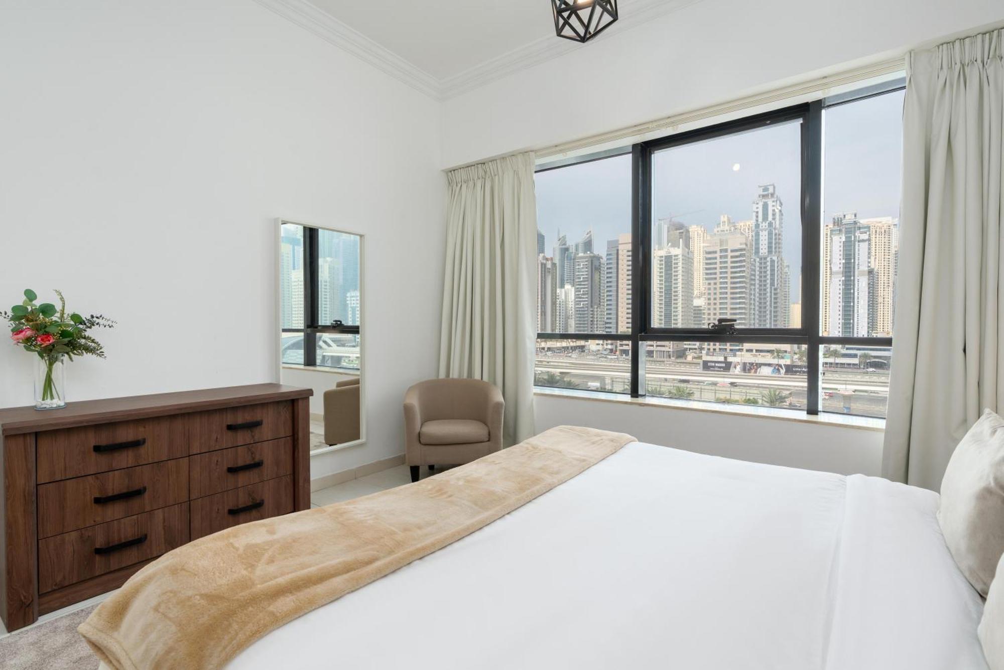 Modern 1Br Apartment In Jlt Next To Metro With City Views Dubái Exterior foto