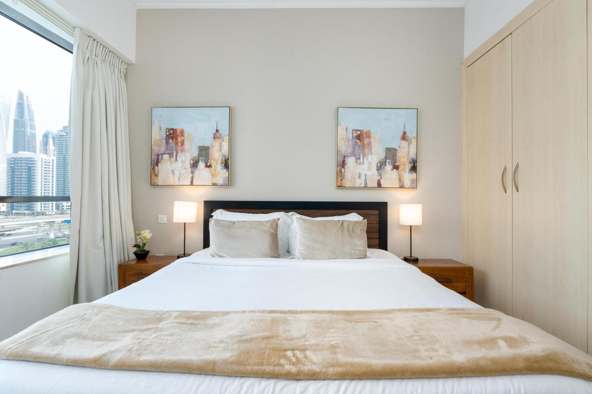 Modern 1Br Apartment In Jlt Next To Metro With City Views Dubái Exterior foto